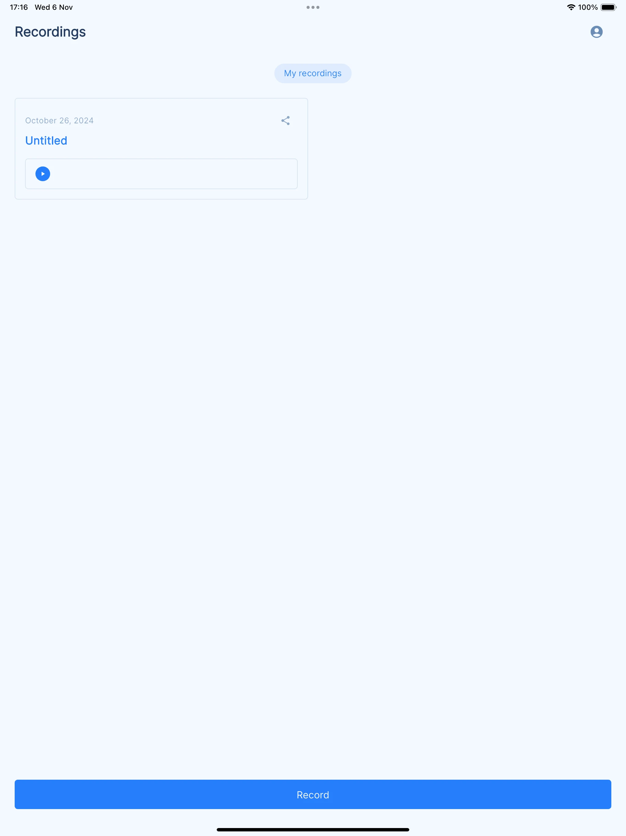 Vocal - Record voice notes screenshot