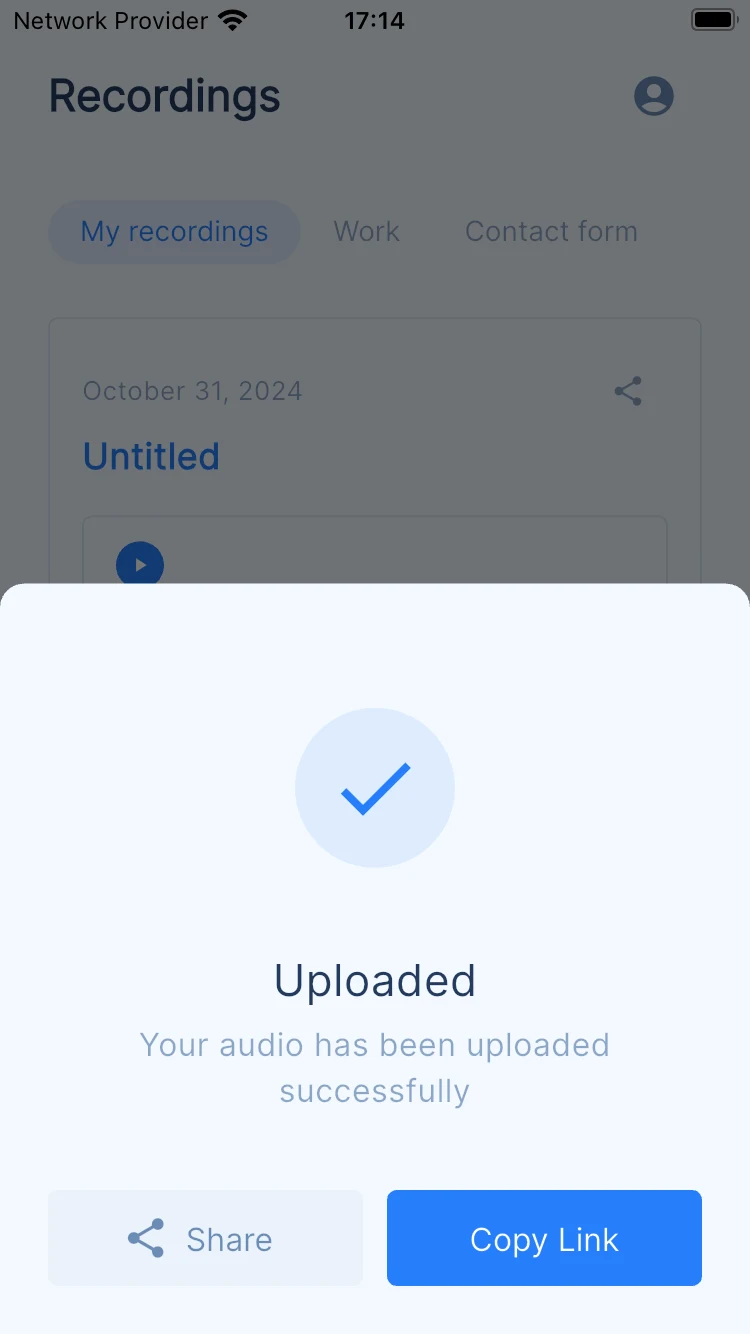Vocal - Record voice notes screenshot