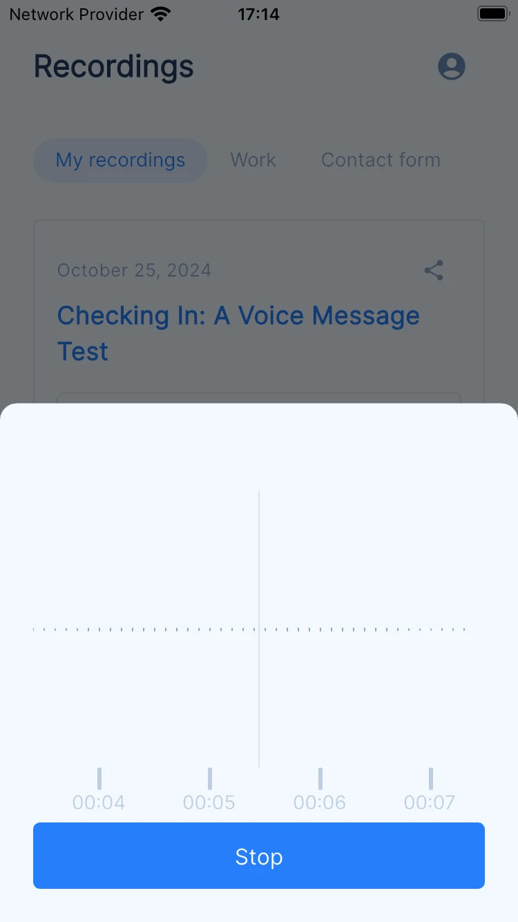 Vocal - Record voice notes screenshot